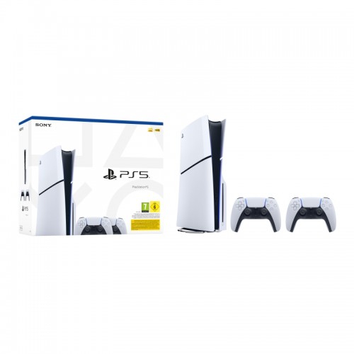 Sony PlayStation 5 Standart Edition Slim & 2nd Dualsense Wireless Controller White EU