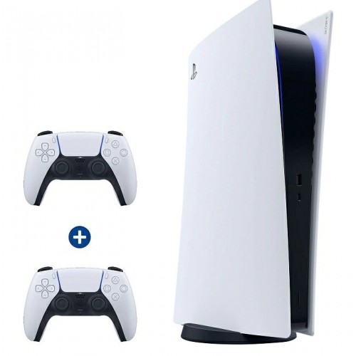 Sony PlayStation 5 Digital Edition & 2nd Dualsense Wireless Controller White EU