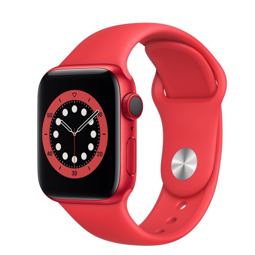 Apple Watch Series 6 40mm (MOOA3FD) Aluminium Case Red with SportBand Red EU
