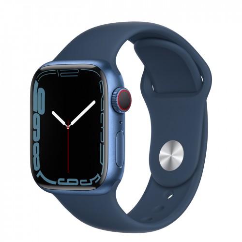 Apple Watch Series 7 41mm Aluminium Sportband Blue (MKN13) EU
