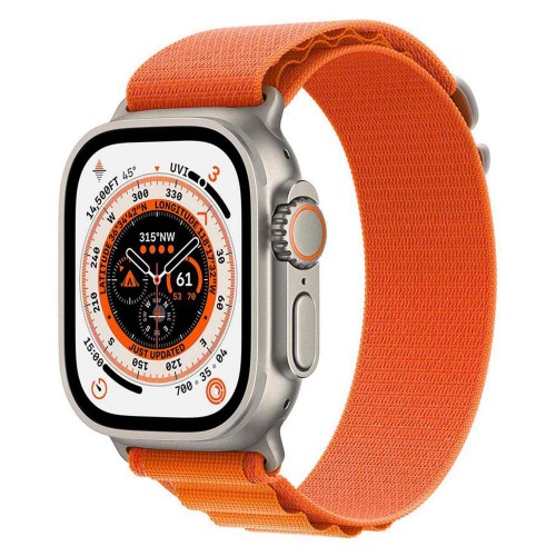 Apple Watch Ultra Cellular 49mm Titanium Alpine Loop (MQFL3) Orange Medium EU