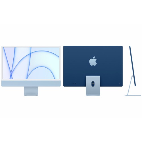 Apple iMac 24" Retina M1 8C/CPU 256/8GB SSD 8C/GPU macOS (International Keyboard) 2021 MGPK3T/A Blue EU