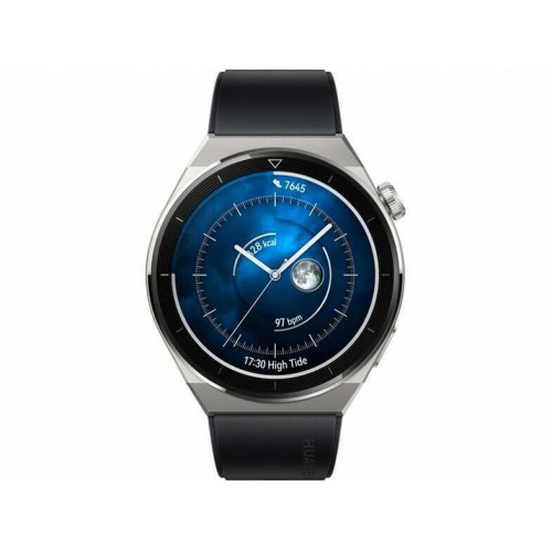 Huawei Watch GT 3 Pro Titanium 46mm Black Silicon Strap EU