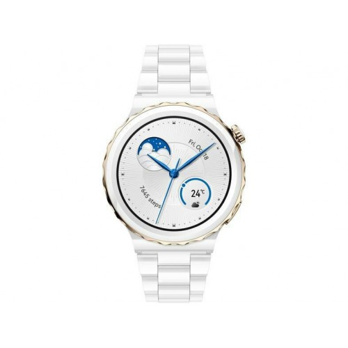 Huawei Watch GT3 Pro 43mm Ceramic White Silicon Strap EU